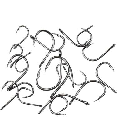500PC Carbon Steel Fishing Hooks Set - 10 Sizes for Freshwater & Saltwater Fishing | Durable Barn Hooks with Eyelet & Plastic Box - Buy Online on GoSupps.com