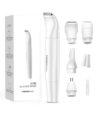 Touch beauty electrical razor for women 4 in 1 electrical women's razor pain -free intimate razor for women ladyshave for bikini nose leg face eyebrow body