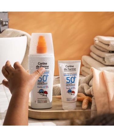  Corine de Farme CORINE DE FARME Protective Face and Body Milk for Babies and Kids SPF 50 (New) 150ml Health and Personal Care - Buy Online on GoSupps.com