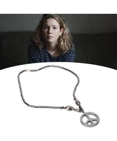 Fatigue Relief Necklace | Anggrek Fashionable Pain & Stress Relief Necklace for Men & Women - Black - Buy Online on GoSupps.com