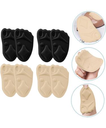 12 Pairs Anti-Skid Forefoot Pads | Invisible Half Insoles for High Heels - Shoe Adhesive Pads for Comfort & Support - Buy Online on GoSupps.com