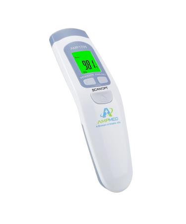 Amplim Non-Contact Forehead Thermometer for Baby and Adults - Touchless Temporal Thermometer - FSA HSA Approved - AMP1706 Serenity - Buy Online on GoSupps.com