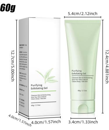 Gel Gommant Pour Peau Sensible | Gel Nettoyant Visage - Gommage Hydratant Peeling Mort pour Pieds Secs et Fissur s Soin Peau Douce Bain Douche Pedicure - Buy Online on GoSupps.com
