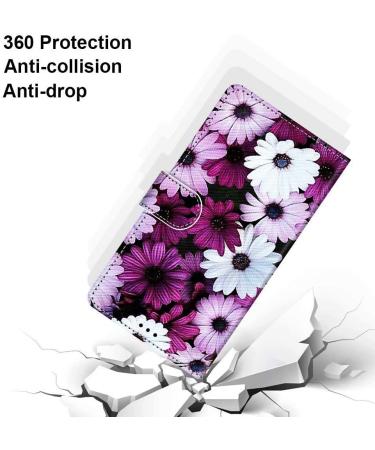 Miagon Full Body Wallet Case for Huawei P Smart 2019 Colorful Pattern Design PU Leather Flip Cover with Magnetic Closure Stand Card Slot Purple Flower Huawei P Smart 2019 Purple Flower - Buy Online on GoSupps.com