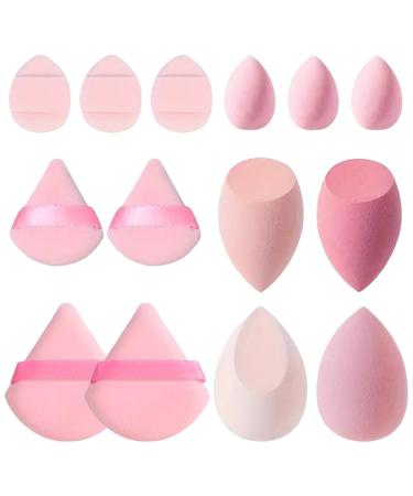 Beauty Sponges Blender | Makeup Sponge Set | Powder Puff Long Lasting Beauty Sponge Wet & Dry Use for Women Girlfriend Mother Wife Pink