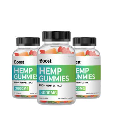 Boost Gummies - Boost Hemp Gummies (3 Pack 180 Gummies)
