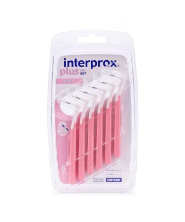 Interprox Plus Interproximal Brush Nano X6 White 6 Count (Pack of 1)