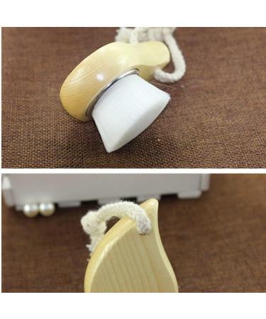 Buy Facial Cleaner Brush with Wooden Handle - Soft Face Care Brush for Women | International Shipping Available - Buy Online on GoSupps.com