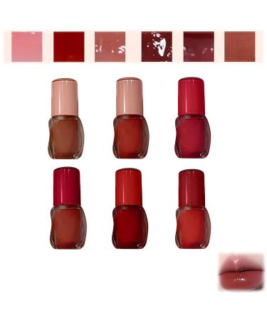 3D Volumizing Lip Gloss 3D Plumping Lip Gloss Mirror Liquid Water Glow Lipstick Long-Lasting Shimmering Effect High Shine Non-Sticky