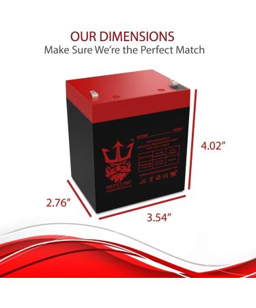 Buy Neptune NT1250 12V 5AH UPS Replacement Battery - Power Patrol SLA1055 Compatible Fast International Shipping - Buy Online on GoSupps.com