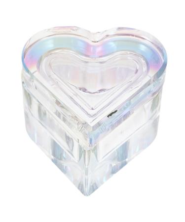 POPETPOP Monomer Dish Holder Acrylic Powder Dish Acrylic Nail Dappen Dish Heart Glass Nail Cups Heart Dappen Dish Crystal Dappen Dish Bowl Liquid Crystal Glass Nail Polish
