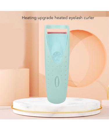Heated Eyelash Curler Electric Eyelash Curler Usb C Rechargeable Long-lasting Heated Lash Curler for Natural Lashes Handheld Eyelash Heated Curler (Cyan) - Buy Online on GoSupps.com