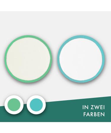 Buy ECOROYAL Washable Slanting Pads - 10 Reusable Bamboo & Cotton Makeup Removal Pads | Includes Laundry Net | Eco-Friendly Cosmetic Solution - Buy Online on GoSupps.com