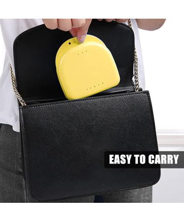 Portable Retainer Box Dental Tray Splint - Self-Cultivation Denture Container for Retainers, Mouth Guards, and Braces (Yellow) - Buy Online on GoSupps.com