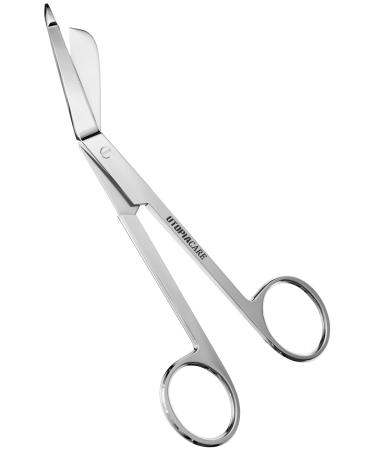 Utopia Care Medical Scissors - EMT and Trauma Shears - 5.5 Inch Nursing and Surgical Scissors - Stainless Steel Bandage Scissors for Nurses (Silver) 5.5 Inches Silver 1
