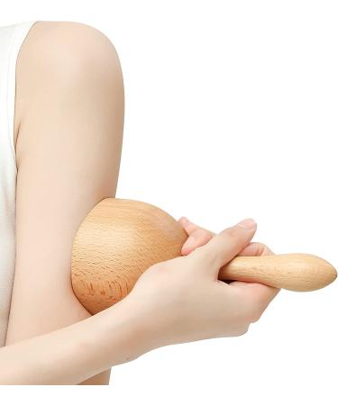 Wood Therapy Massage Tool for Body Sculpting and Pain Relief - Rubber Wood Cup - Buy Online on GoSupps.com