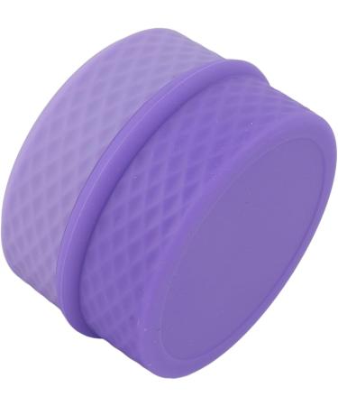 Travel Silicone Makeup Containers Trinkets Pills Silicone Cream Jars with Spoon Leakproof Portable for Outdoor (Purple) - Buy Online on GoSupps.com