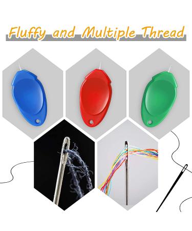TOOVREN Needle Threaders - 12 Pack - Handy Tool for Hand Sewing, Machine Embroidery, Cross-Stitch - 5 Colors - Clear Box Included - Buy Online on GoSupps.com