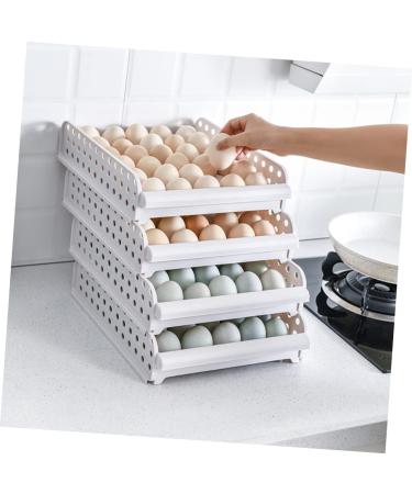 GLEAVI Box 30 Drawer Fridge Eggs Food Egg Filler Refrigerator Crisper Organizer Egg Carton Organic Stacker As Shown 33X26.5X14.3cm - Buy Online on GoSupps.com