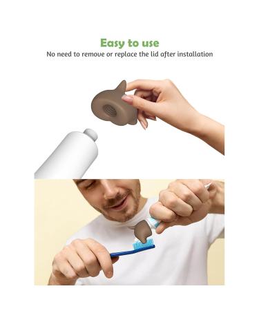 Easy-to-Use Silicone Dog Toothpaste Dispenser & Holder - Suitable for All Ages - Black - Buy Online on GoSupps.com