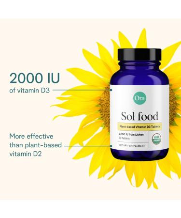 Ora Organic Vitamin D3 2000IU & Turmeric Curcumin Bundle: Vegan Vitamin D from Lichen for Bone Health 30 Vegan Tablets + Pure Turmeric and Black Pepper Extract - 90 Tablets - Buy Online on GoSupps.com