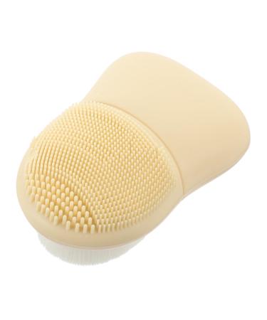 HAPINARY Silicone Face Brush Facial Pore Scrubber Silicone Face Scrubber Face Scrubber Brush Blackheads Brush Face Wash Brush Face Cleansing Brush Silicone Brush Silica Gel Deep Cleaning 8x6cm As Shown