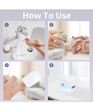WEILASER Nail Fungus Cleaning Device Effective Home Solution for Discolored & Thick Toenails | 470nm Blue Light + 910nm Infrared Light - Buy Online on GoSupps.com