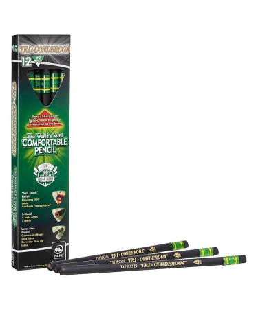 Ticonderoga Wood Pencils Presharpened 4 Lead Extra Hard Pack of 12