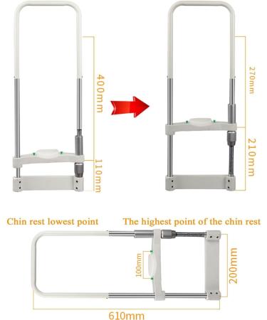 Forehead Chin Support Forehead Support Optometry Accessories Lifting Distance 95mm Linear Trainer Telescopic Bracket for Optical Shops Optometry Shops Eye Hospitals - Buy Online on GoSupps.com