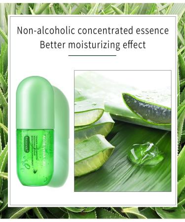 Tongyend Aloe Gel After Sun Moisturizing Lotion Acne Removing Soothing Natural Vegan Cruelty-Free All Skin Types Aloe Vera Gel Moisturizing Capsule 50ml For Body Skin Care - Buy Online on GoSupps.com