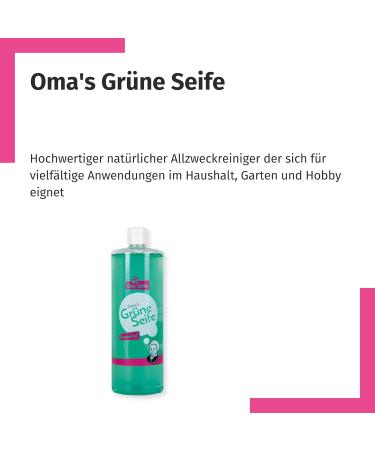 Kiel Soaps Grandma's Green Soap Liquid Concentrate - Vegan All-Purpose Cleaner | 2 x 1L - Versatile Aphid Fighter & Lubrication Soap - Buy Online on GoSupps.com