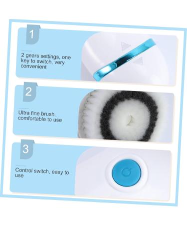 minkissy Electric Silicone Facial Cleanser Face Brush Face Cleaner Brush Multifunction 6a - Buy Online on GoSupps.com