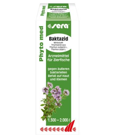 sera Phyto med Baktazid 100 ml - herbal medicine against external bacterial infestation on skin and gills