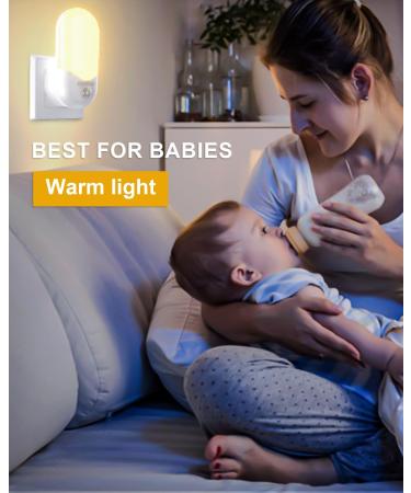 Stanbow 2 Night Light Socket with Twilight Sensor & Motion Detector - LED Night Lamp for Childrens Rooms Stairs Kitchen & Bathroom - Warm White - Buy Online on GoSupps.com