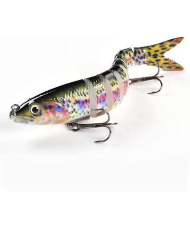 Premium Rubber Fish Bait Set for Trout & Bass Artificial Fishing Bait for Freshwater & Saltwater Perfect Fishing Gifts for Men - Buy Online on GoSupps.com