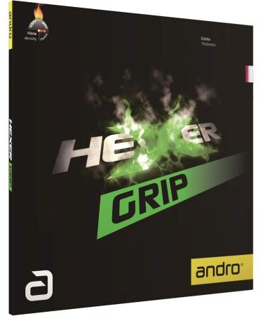 Andro Belage Hexer Grip Black 2.1 mm - Premium Table Tennis Rubber for Spin & Control | International Shipping Available - Buy Online on GoSupps.com