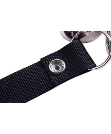 Adjustable Dog Doorbell for Toilet Training | Black Puppy Door Bells for Easy House Training - Buy Online on GoSupps.com