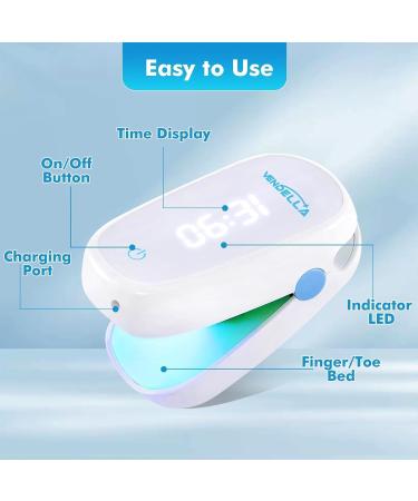 VENDELLA Touchscreen Nail Fungus Laser Treatment Device Rechargeable Nail Fungus Remover for Onychomycosis Discolored Brittle Cracked Nails and Thickened Toenails and Fingernails - Buy Online on GoSupps.com