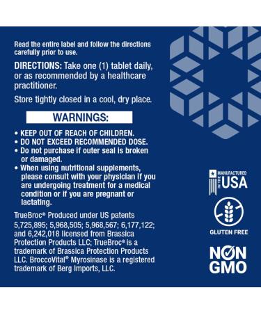 Life Extension Broccoli & Cruciferous Blend Supplement - 30 Vegetarian Tablets | Non-GMO, Gluten-Free - Buy Online on GoSupps.com