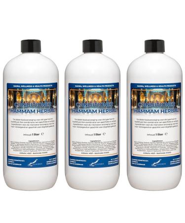 Claudius Herbal Hammam Air Conditioner 1 liter with cap - Pack of 3