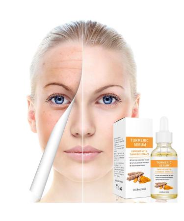 Buy Turmeric Serum for Dark Spots - Facial & Body Corrector Acne Treatment Pure Turmeric Oil Skincare for All Skin Types - Buy Online on GoSupps.com
