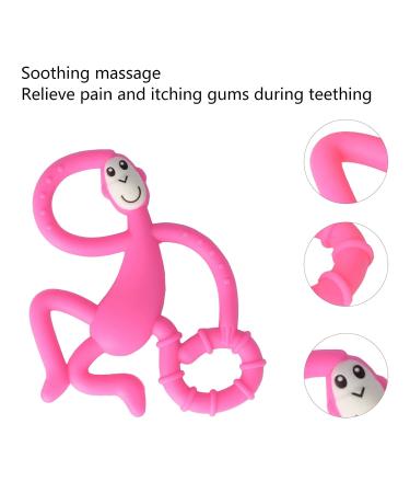 Silicone Monkey Teething Toy - Portable & High Toughness Baby Teether for Home & Travel - Buy Online on GoSupps.com
