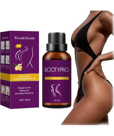 BootyProfi Hip Lifting Massage Oil Plump Up Booty Enhancement Oil Natural Hip Striping Massage Oil Herbal Butt Enhancement Lifting Essential Oil (1PC)