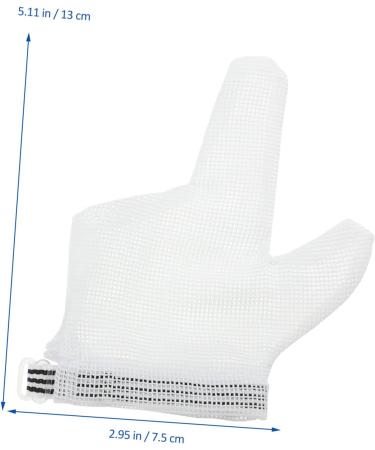 ORFOFE Anti-Eating Gloves Baby Mitts - Stop Thumb Sucking Kit | Nylon Orthotics Thumb Protector for Babies | White 13x7.5cm - Buy Online on GoSupps.com