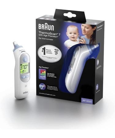 Braun No touch + touch forehead thermometer with Age Precision Technology & Healthcare ThermoScan 7 Ear thermometer with Age Precision (accurate convenient temperature screening) BNT400 - Black + thermometer - Buy Online on GoSupps.com