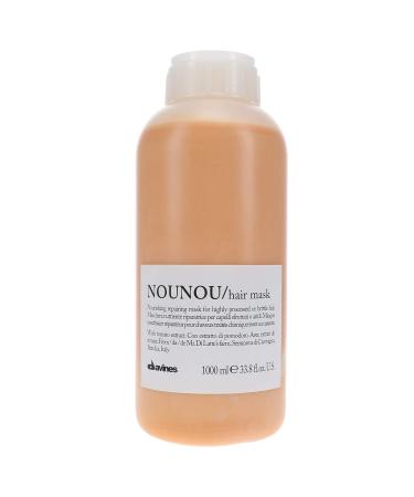 Davines Nounou Hair Mask 1000ml - Odourless Hydrating Treatment for All Hair Types - International Shipping Available - Buy Online on GoSupps.com