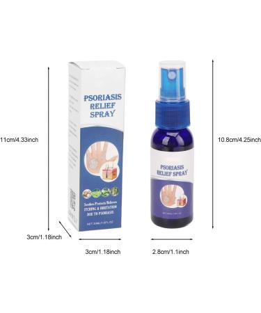 Psoriasis Relief Spray Set - 2pcs 30ml Treatment for Itching, Skin, Hand, Foot - Buy Online on GoSupps.com