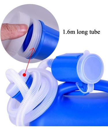 Potty Men's Male Bed Urinal Potty Pee Bottle 3000ML Collector with 1.6M Tube (Color : Gold) (Color : Beige) - Buy Online on GoSupps.com