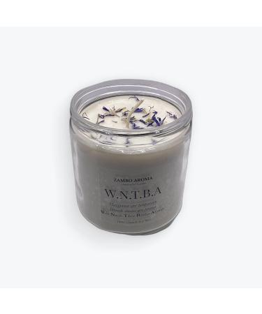 W.N.T.B.A Candle | 100% Soy Wax Masculine Scented | Handmade by Zambo Aroma - Clean & Spicy Fragrance for a Unique Experience - Buy Online on GoSupps.com