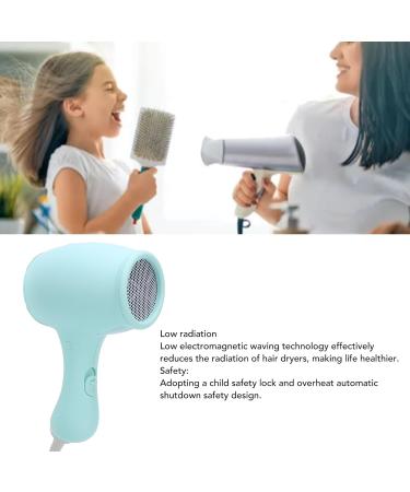 Ionic Hair Dryer Kids Hairdryer 3 Modes 3 Speeds Constant Temperature Overheat Safety Hair Care for Home Travel with Negative Ions Reducing Radiation Exposure and Adorable US Plug 110V - Buy Online on GoSupps.com